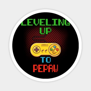 Promoted To Pepaw T-Shirt Unlocked Gamer Leveling Up Magnet